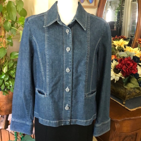 Valerie Stevens Denim Jean Jacket   G135 - Picture 1 of 9